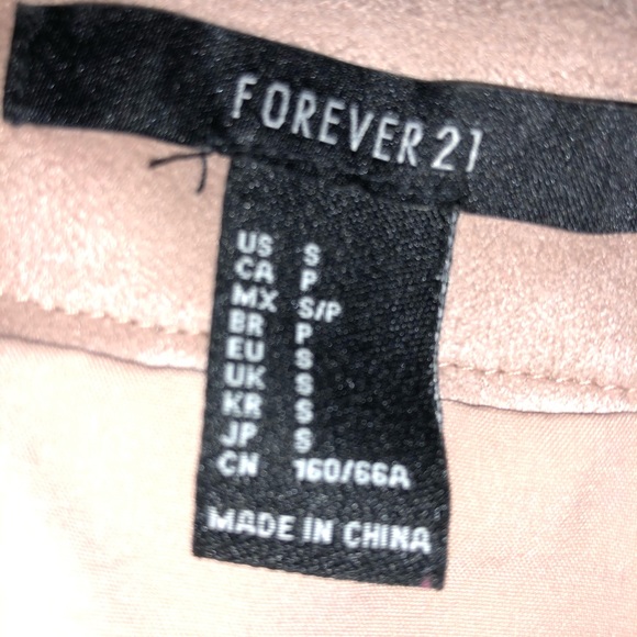 Forever 21 Suede Mini Skirt NWOT - Picture 6 of 6